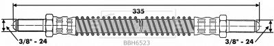 BORG & BECK Тормозной шланг BBH6523